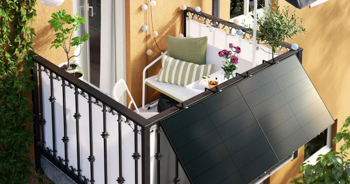 IKEA se lance dans les panneaux solaires pour balcon à des prix abordables