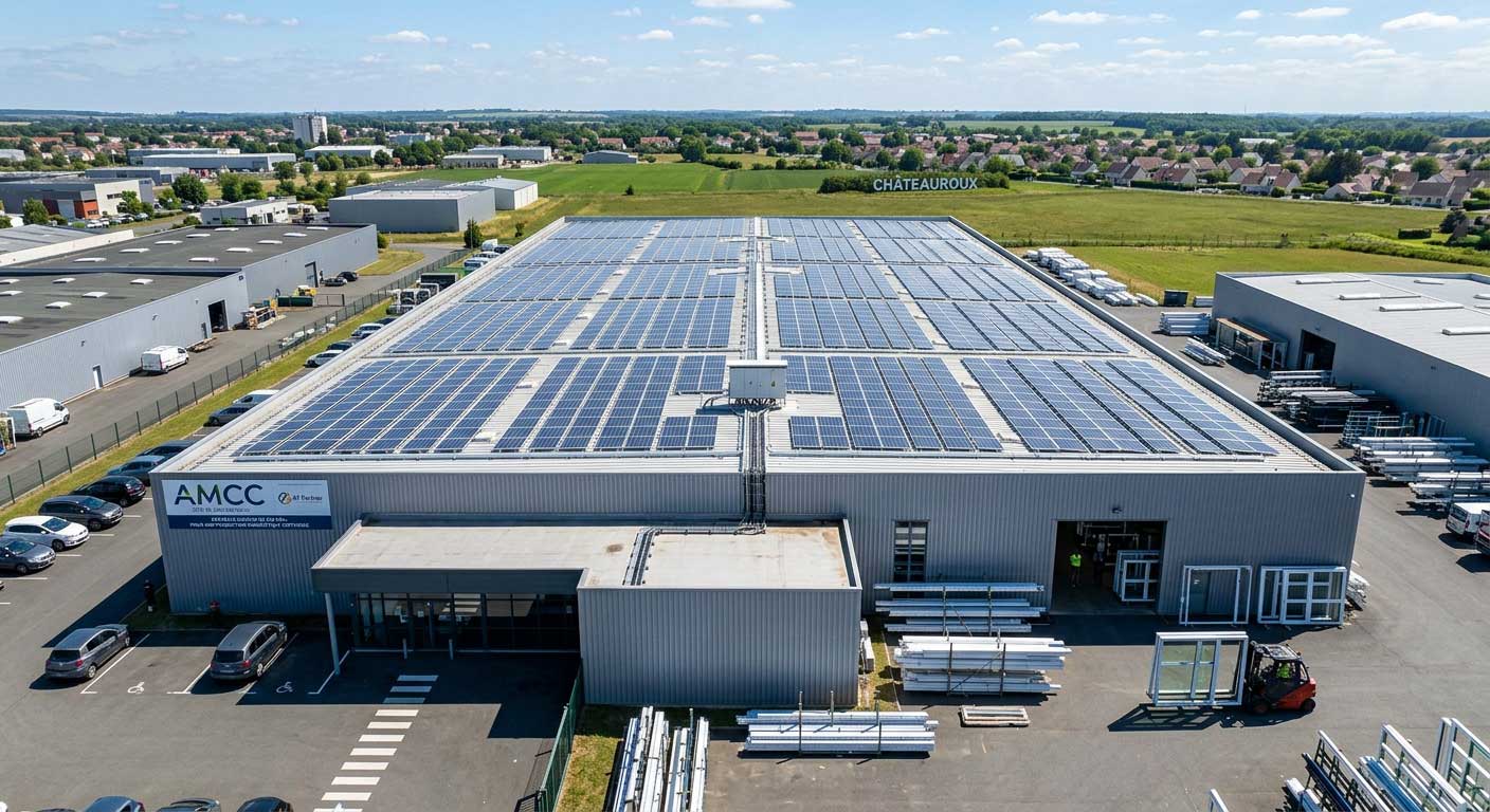 AMCC installe une centrale solaire de 330 kWc pour une production énergétique vertueuse à Châteauroux