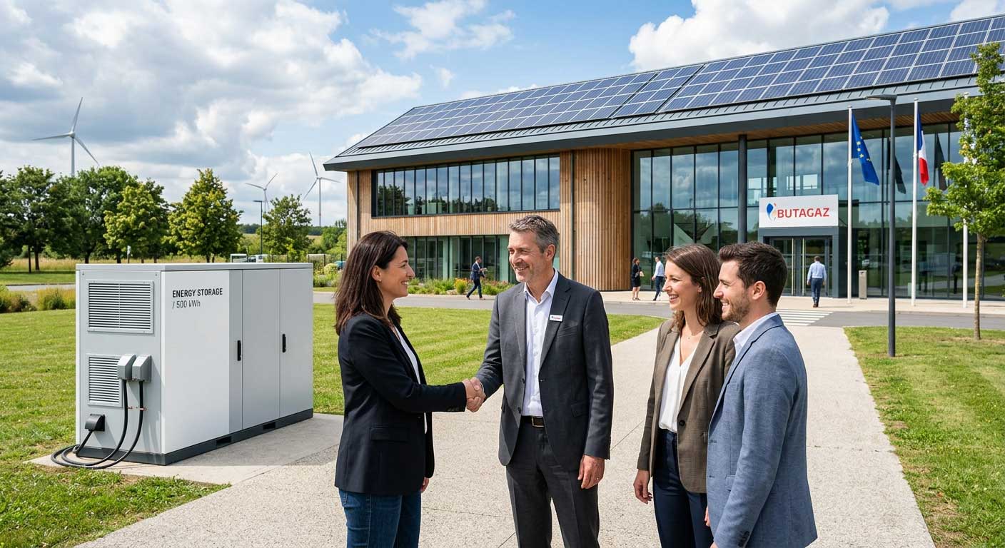 Butagaz rachète Lumélio pour étendre son offre photovoltaïque et de stockage dans les Hauts-de-France