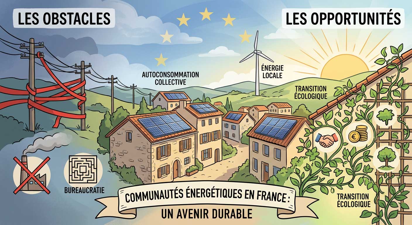 Communautés d’énergie en France : freins, opportunités et cadre européen à adopter
