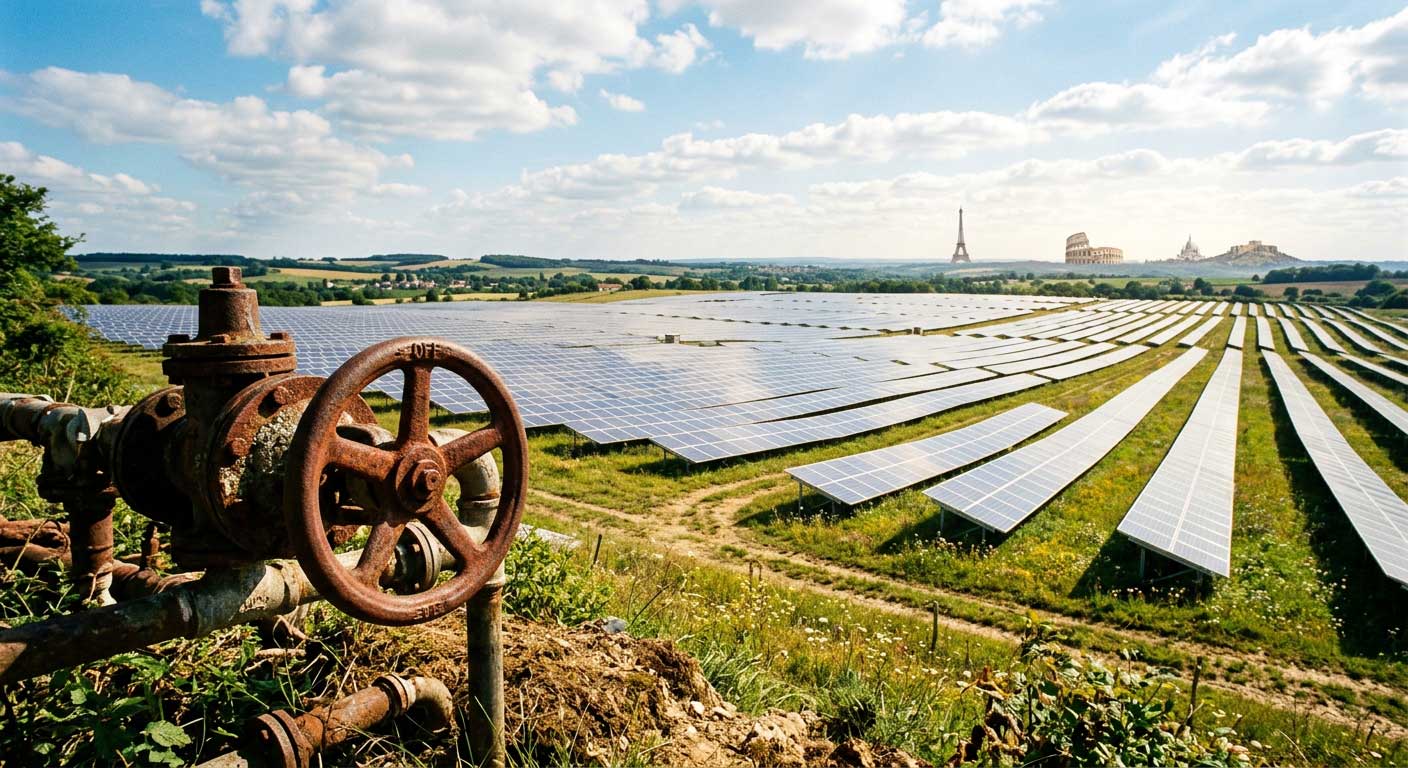 Crise énergétique : comment le photovoltaïque a sauvé l&rsquo;Europe de 10 milliards d&rsquo;euros d&rsquo;importations de gaz en 2025