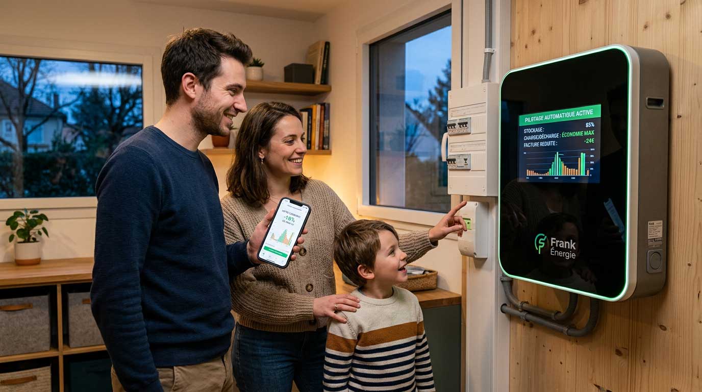 Frank Énergie lance le pilotage automatique des batteries résidentielles pour réduire vos factures